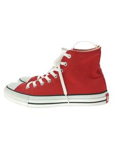 CONVERSE◆ハイカットスニーカー/27cm/RED/キャンバス