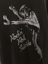 HYSTERIC GLAMOUR◆22SS/ROCKN ROLL SUICIDEオーバーサイズTシャツ/FREE/コットン/ブラ/01221CT11_画像7