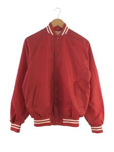 Auburn Sportswear◆70～80s/MADE IN USA/ブルゾン/M/ナイロン/RED