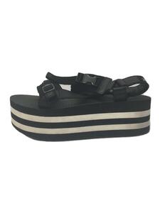 Teva◆サンダル/25cm/BLK/厚底/チャンキーソール/ダブルネーム/コラボ