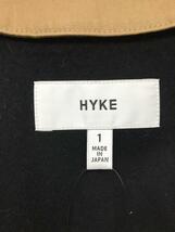 HYKE◆トレンチコート/1/コットン/BEG/無地/173-17005_画像3