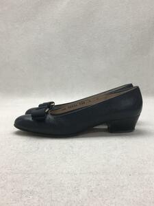 Salvatore Ferragamo◆パンプス/US5/NVY/レザー/29114