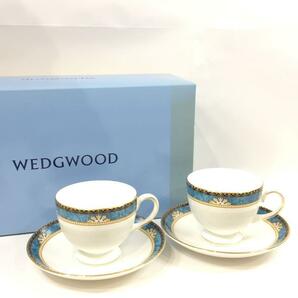 WEDGWOOD◆カーゾン/カップ&ソーサー/2客/4点セットの画像3