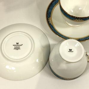 WEDGWOOD◆カーゾン/カップ&ソーサー/2客/4点セットの画像8