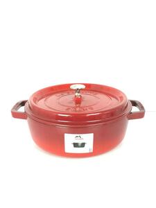 Staub◆鍋/サイズ:26cm/レッド