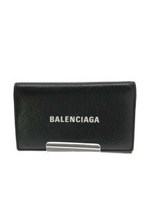 BALENCIAGA◆6連/キーケース/レザー/BLK/メンズ/640537