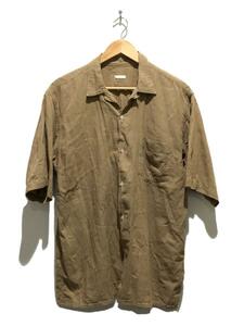 COMOLI◆20SS ベタシャン オープンカラーシャツ 半袖シャツ/3/BEG/R01-02011