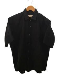 POLYPLOID◆CAMP COLLAR SHIRT C/2/コットン/BLK/11-C-10