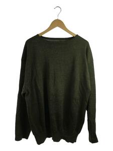 crepuscule◆セーター(薄手)/3/-/カーキ/無地/2201-009/Ramie Basque Knit/