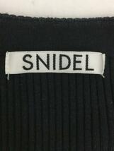 SNIDEL◆セーター(薄手)/one/コットン/BLK/SWNT204091_画像3