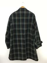 kolor◆コート/2/ウール/GRY/チェック/22WCM-CO4102/22AW/ハードチェックコート_画像2