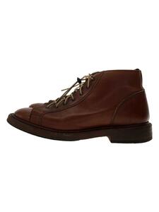 Tricker’s◆Marron Antique Lace Up Boot/モンキーブーツ/UK7.5/BRW/レザー/6077