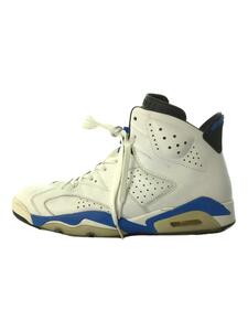 NIKE◆ハイカットスニーカー/28.5cm/WHT/384664-107/AIR JORDAN 6 RETRO