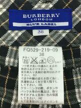 BURBERRY BLUE LABEL◆ショートパンツ/38/コットン/チェック/FQ529-219-09_画像4