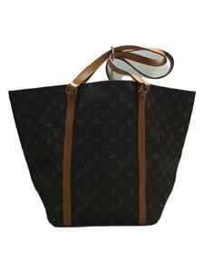 LOUIS VUITTON◆サック・ショッピング_モノグラム_BRW/PVC/BRW