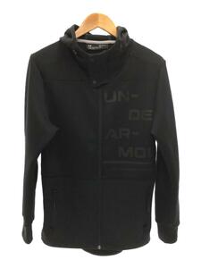 UNDER ARMOUR◆ジップパーカー/M/ポリエステル/BLK/1358821/UA HYBRID KNIT JACKET