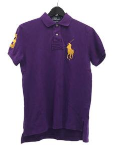 POLO RALPH LAUREN◆ポロシャツ/S/コットン/PUP/無地