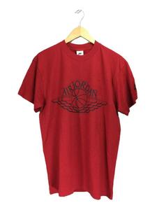 NIKE◆90s/タグ付き/AIR JORDAN/デッドストック/Tシャツ/XL/コットン/RED