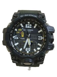 CASIO◆MUDMASTER/ソーラー腕時計・G-SHOCK/デジアナ/BLK/KHK/