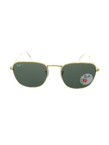 Ray-Ban◆サングラス/GLD/BLK/メンズ/RB3857