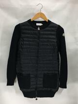 MONCLER◆ジャケット/XS/ナイロン/MAGLIONE TRICOT ALLA COREANA/ドッキング/カーディガン_画像1