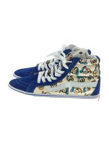 VANS◆SK8-HI/ドナルド/ハイカットスニーカー/US8.5/BLU/スウェード