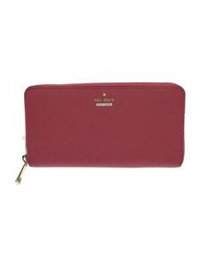 kate spade new york◆長財布/-/PNK/無地/レディース/ラウンドジップ