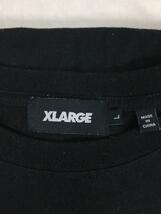 X-LARGE◆長袖Tシャツ/L/コットン/BLK/1012140011002_画像3