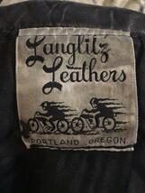 LANGLITZ LEATHERS◆70s～80s/フロントTALON ZIP/その他ZIP替え有/内側破れ有/ダブル_画像3