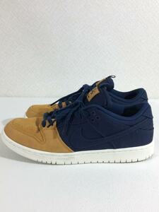 NIKE SB◆SB DUNK LOW PRO PRM/ローカットスニーカー/27cm/NVY/DX6775-400