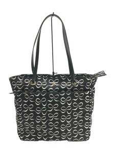 kate spade new york◆トートバッグ/ナイロン/BLK/総柄/WKR00175