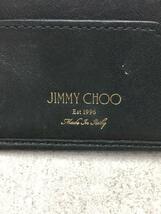 JIMMY CHOO◆使用感有/ALBANY/2つ折り財布/レザー/BLK/無地/メンズ/LTR163_画像3