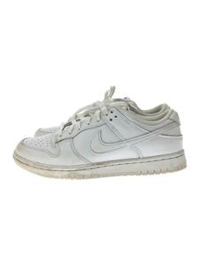 NIKE◆WMNS DUNK LOW/Triple White/25cm/WHT/DD1503-109/お汚れ有