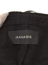 JEANASIS◆オーバーオール/FREE/コットン/BLK/無地_画像4