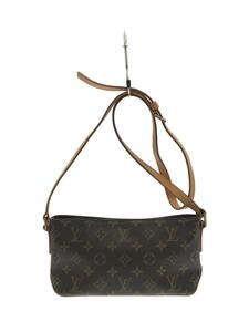 LOUIS VUITTON◆トロター_モノグラム_BRW/PVC/BRW/裏地汚れ有/M51240