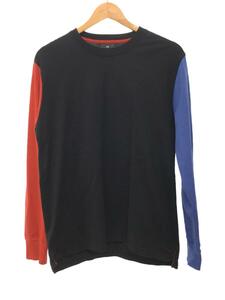 Paul Smith◆長袖Tシャツ/L/コットン/BLK/無地/PY-9*-77785/ブラック/黒