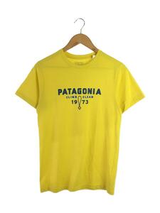 patagonia◆Tシャツ/S/コットン/YLW/無地/39059