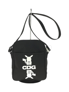 CDG◆ショルダーバッグ/ナイロン/BLK