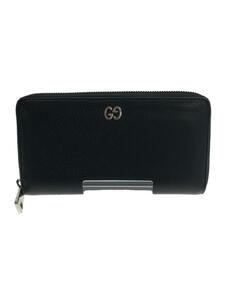 GUCCI◆長財布/レザー/BLK/メンズ/473928・525040