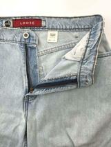 Levi’s◆SILVERTAB LOOSE/ボトム/32/デニム/ブルー/無地_画像3