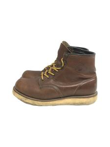 RED WING◆トレッキングブーツ/UK8.5/BRW/レザー/1987