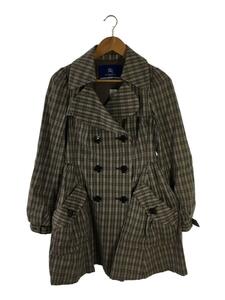 BURBERRY BLUE LABEL◆トレンチコート/38/コットン/チェック/FR512-202-79