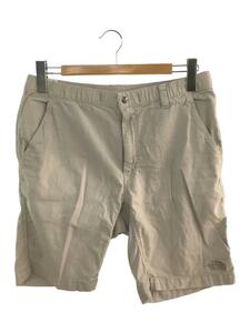 THE NORTH FACE◆COTTON OX LIGHT SHORT_コットンオックスライトショーツ/XL/コットン/IVO/無地