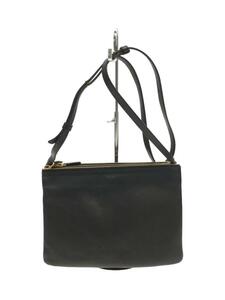 CELINE◆TRIO/ショルダーバッグ/羊革/BLK/192033CAD/劣化有