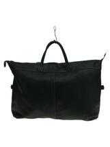 LONGCHAMP◆トートバッグ/レザー/BLK/無地_画像1