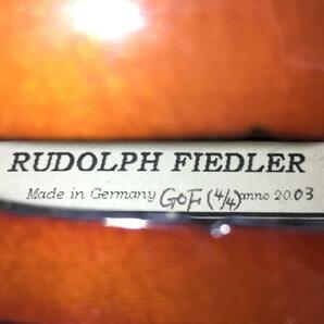 RUDOLPH FIEDLER/バイオリン/ヴァイオリン/BRW/GOF 4/4の画像5