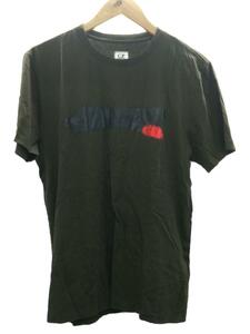 C.P.COMPANY◆Tシャツ/M/コットン/KHK/プリント/08CMTS146A