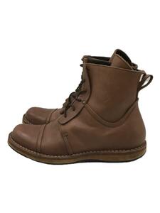 PUNTO PIGRO* race up boots /38/BRW/ leather 