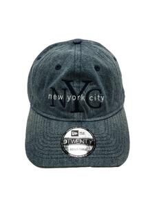 NEW ERA◆NYC/デニム/キャップ/FREE/コットン/IDG/メンズ