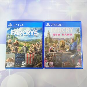 Used♪ セット売り PS4 FARCRY5 ＆ FARCRY NEW DAWN 